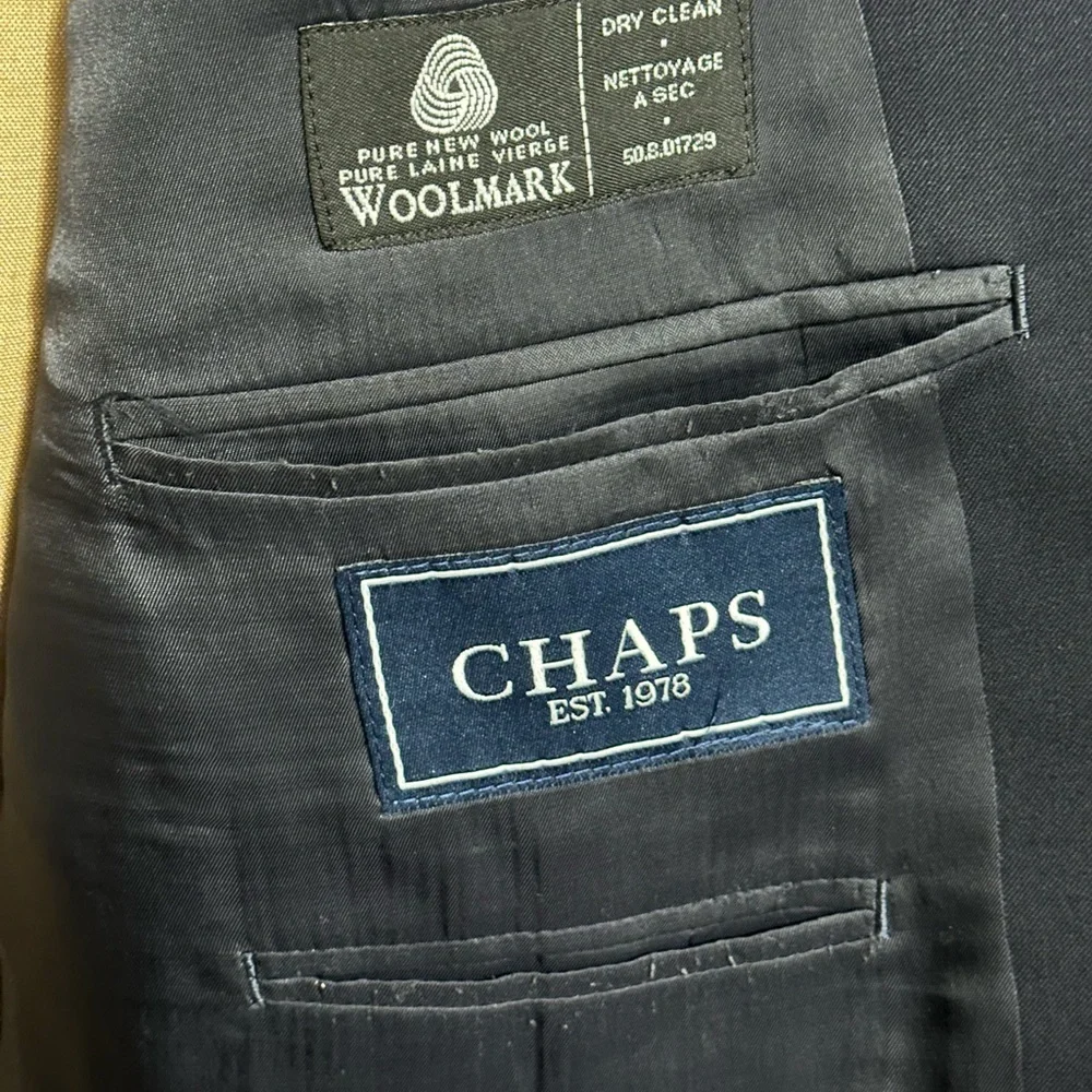 Chaps Navy Men's Blazer - Picture 3 of 3